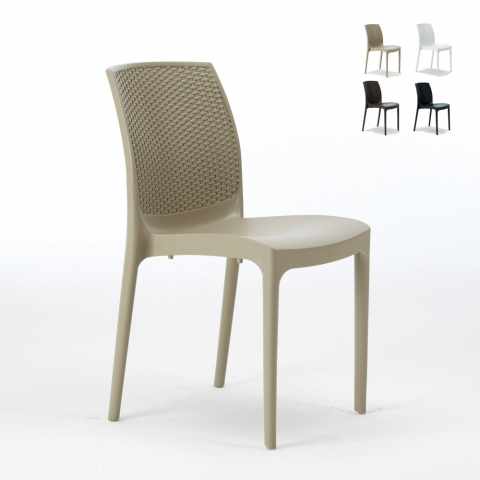 Set of 20 BOHÈME Stackable Garden Chair High-Quality Resin Rattan