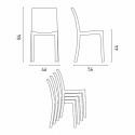 Set of 20 BOHÈME Stackable Garden Chair High-Quality Resin Rattan 