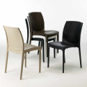 Set of 20 BOHÈME Stackable Garden Chair High-Quality Resin Rattan 