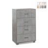 Office bedroom chest of drawers 4 drawers modern design Elita Choice Of