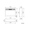 Panarea 1500W Electric Fireplace Insert, Energy Efficient Offers