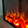 Wall-Mounted Electric Fireplace with Low Energy Consumption - Vulcano Offers