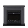 Asciano Electric Fireplace Heater with Mantel, Energy Efficient Characteristics