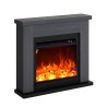 Floor-standing fireplace low-energy electric stove with frame Asciano Catalog