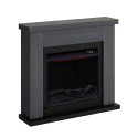 Asciano Electric Fireplace Heater with Mantel, Energy Efficient Measures