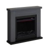 Asciano Electric Fireplace Heater with Mantel, Energy Efficient Measures