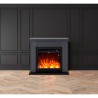 Asciano Electric Fireplace Heater with Mantel, Energy Efficient Choice Of