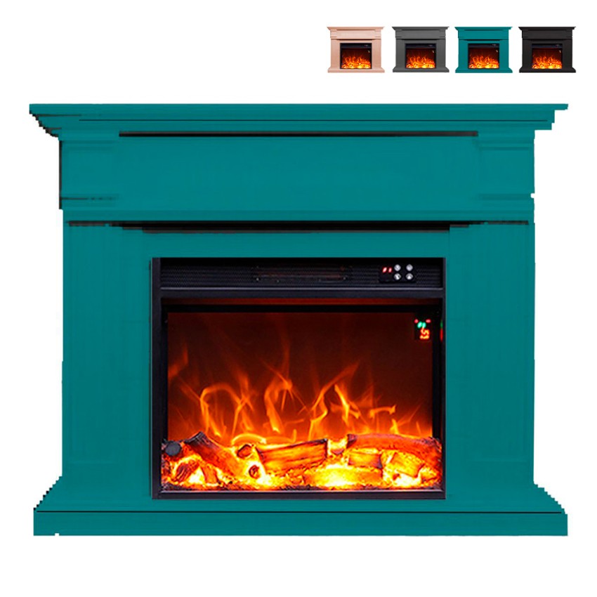 Caldera Floor Electric Fireplace with Modern Frame for Living Room Heating Bulk Discounts