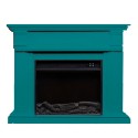 Caldera Floor Electric Fireplace with Modern Frame for Living Room Heating Characteristics