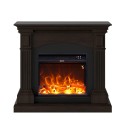 Cetona Floor Electric Fireplace Heater, Energy-Efficient, Classic Frame 