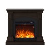 Cetona Floor Electric Fireplace Heater, Energy-Efficient, Classic Frame 