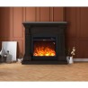Cetona Floor Electric Fireplace Heater, Energy-Efficient, Classic Frame 