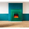 Electric Fireplace with Wooden Frame, Energy-Efficient Heater 1500W Lipari Price