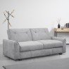 Modern design clic clac 3 seater sofa bed in Verto suede fabric 