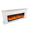 Merapi Classic White Framed Electric LED Fireplace 1500W On Sale