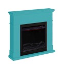 Electric Fireplace Heater with Wooden Frame, Energy Efficient Pienza 