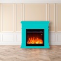 Electric Fireplace Heater with Wooden Frame, Energy Efficient Pienza Bulk Discounts