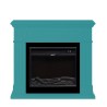 Electric Fireplace Heater with Wooden Frame, Energy Efficient Pienza Cheap