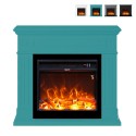 Electric Fireplace Heater with Wooden Frame, Energy Efficient Pienza Offers