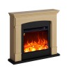 LED Electric Fireplace Heater with Wooden Frame Siena 