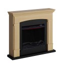 Floor-standing LED electric stove with wooden frame Siena 