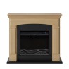 LED Electric Fireplace Heater with Wooden Frame Siena 