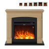 LED Electric Fireplace Heater with Wooden Frame Siena Promotion