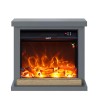 Electric fireplace with modern frame floor stove 1500W Sorano Model