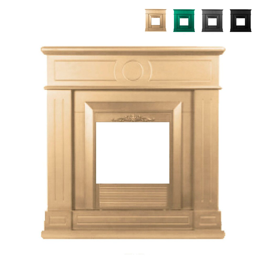 Decorative Frame for Electric Fireplace Floor Stove Lipari Sur