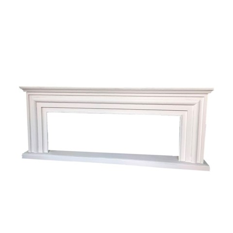 Merapi Sur classic-style white wooden electric fireplace frame Promotion