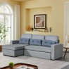 3-seater corner peninsula sofa bed for living rooms and parlours Smeraldo Cost