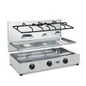 Stainless steel 3-burner gas camping cooker 300ACCGP CF Parker Catalog