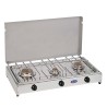 Portable Camping Gas Stove 3-Burner with Lid 5523G CF Parker Promotion