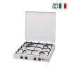 4-burner cooker with natural gas LPG for domestic use 542BGPS CF Parker Offers