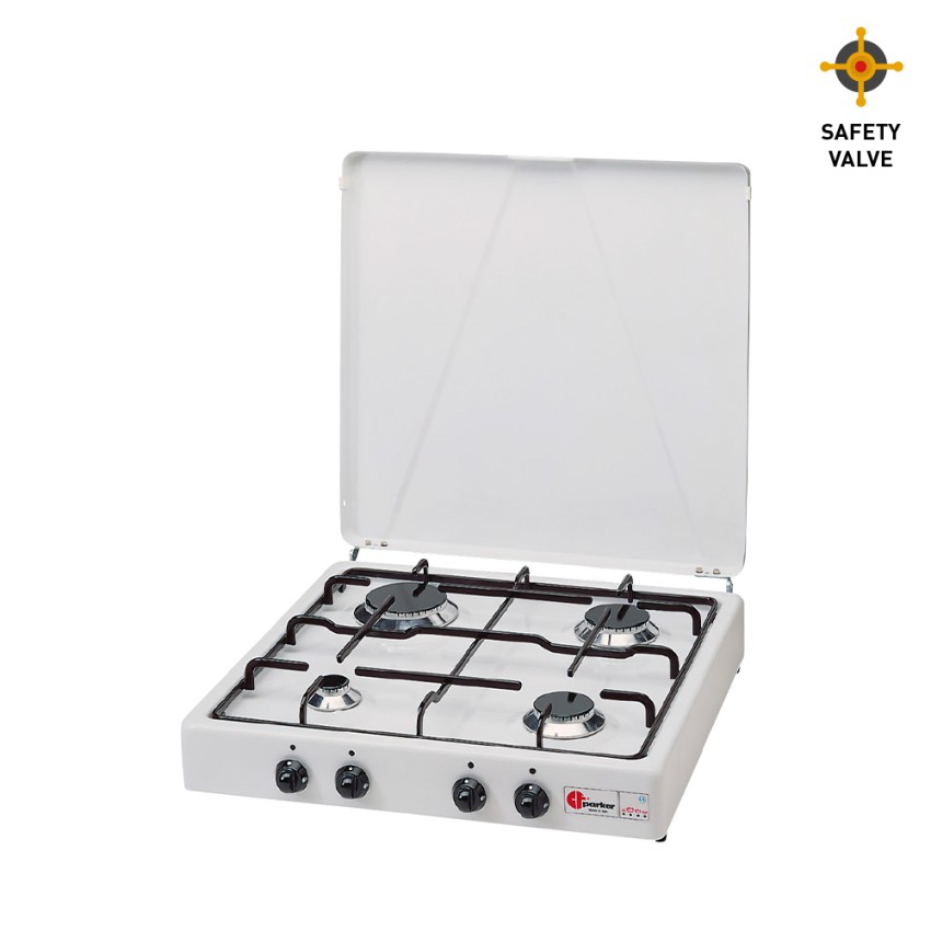 4-burner cooker with natural gas LPG for domestic use 542BGPS CF Parker Promotion