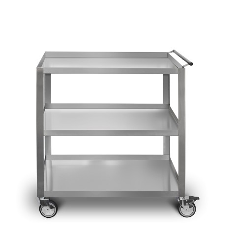 Stainless steel trolley professional kitchen 3 shelves Giorgio Parker Promotion