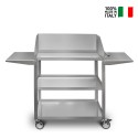 Giorgio Plus Parker professional stainless steel kitchen trolley On Sale