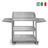 Giorgio Plus Parker professional stainless steel kitchen trolley On Sale