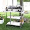 Giorgio Plus Parker professional stainless steel kitchen trolley Offers