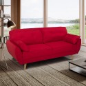 Nordic design reclining fabric sofa bed with 3 seats Fortaleza 