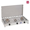 Portable Camping Gas Stove 3-Burner with Lid 5523G CF Parker Sale