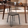 Lix industrial steel bar and kitchen chairs ferrum design Cost