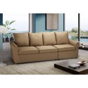 Modern 3-seater sofa bed with removable cover Lapislazzuli 