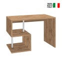 Space-saving home office desk 100x50cm wood Esse 2 Oak On Sale