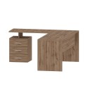 Modern wooden corner office desk 3 drawers New Selina WD Bulk Discounts