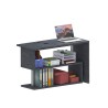 Corner office desk swivel office grey 2 shelves Volta RT Offers