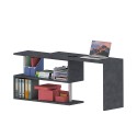 Corner office desk swivel office grey 2 shelves Volta RT Sale