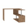 Design office desk swivel corner wooden desk 2 shelves Volta WD Offers