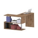 Design office desk swivel corner wooden desk 2 shelves Volta WD Catalog