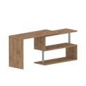 Design office desk swivel corner wooden desk 2 shelves Volta WD Bulk Discounts